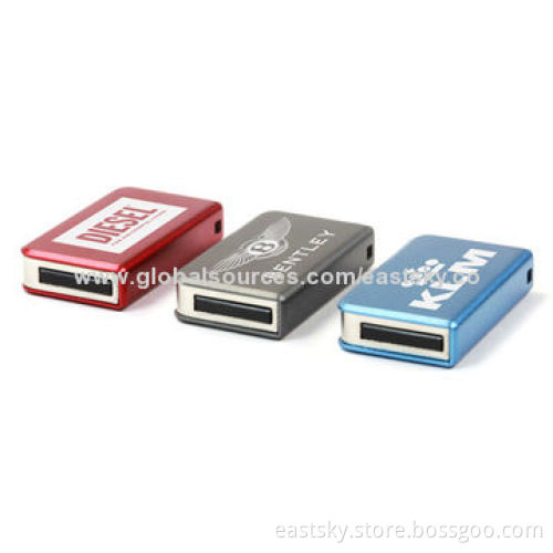 Promotional Slide Thumb Drive, Made of Metal, USB2.0 Interface, 64MB to 32GB Memory CapacityNew